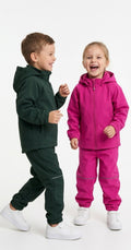 Kids' Windproof & Waterproof Softshell Jacket & Pants Set 603161